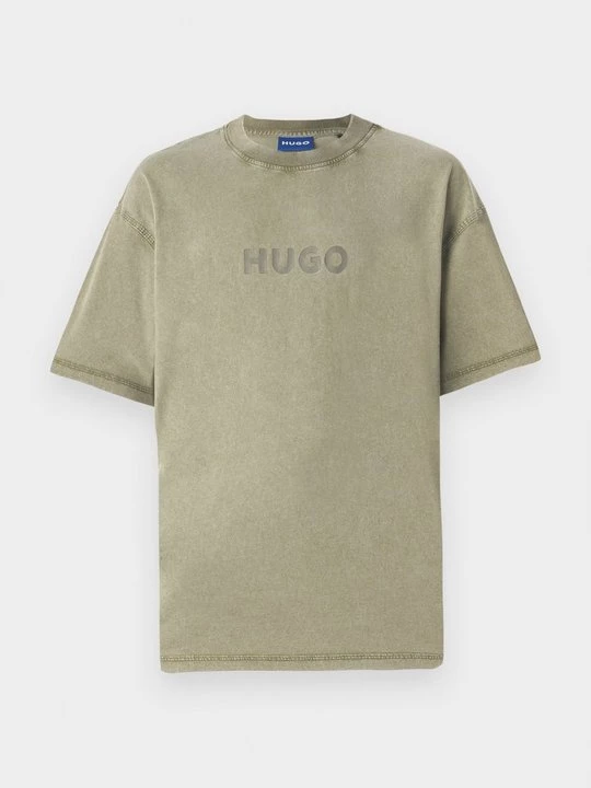 Foto van product T-shirt print Hugo groen