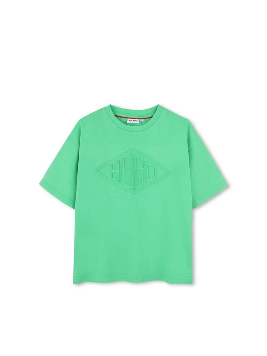 Foto van product T-shirt print Hugo groen
