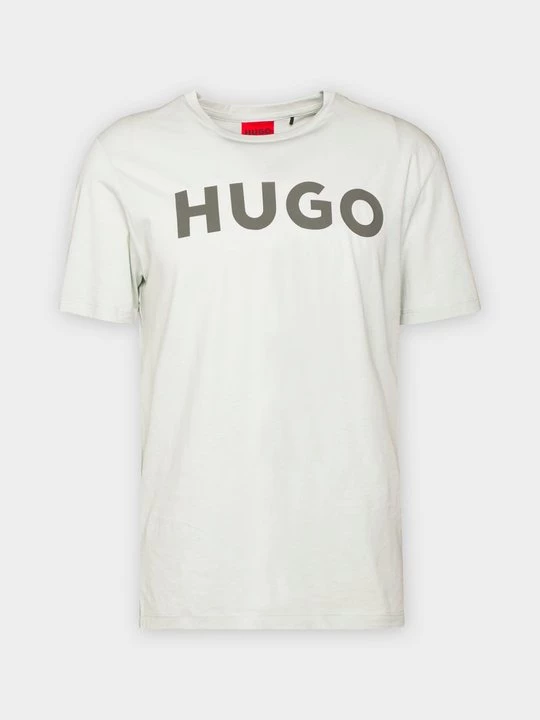 Foto van product T-shirt print Hugo lichtgroen