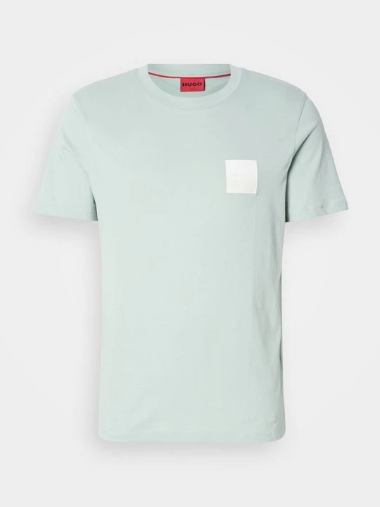 Foto van product T-shirt print Hugo lichtgroen
