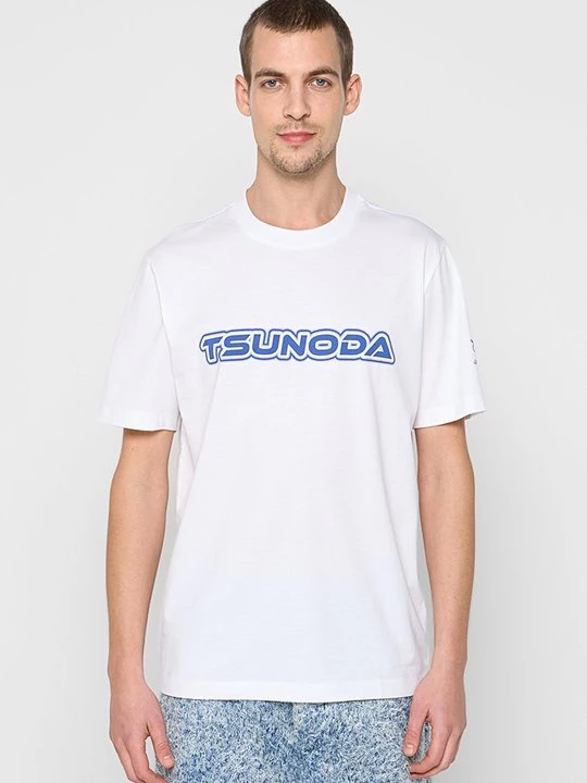 Foto van product T-shirt print Hugo wit