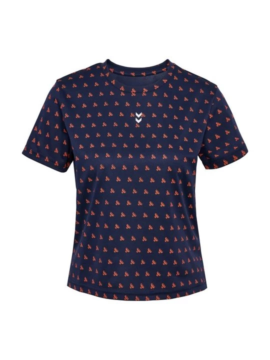 Foto van product T-shirt print Hummel blauw