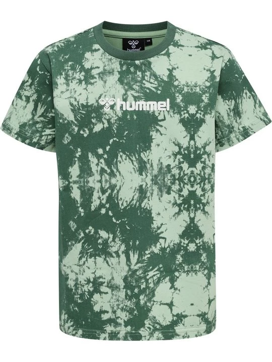 Foto van product T-shirt print Hummel donkergroen
