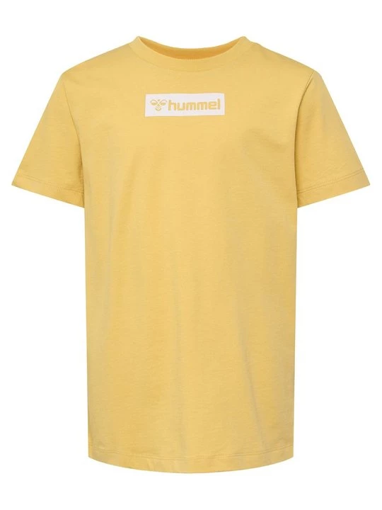 Foto van product T-shirt print Hummel geel