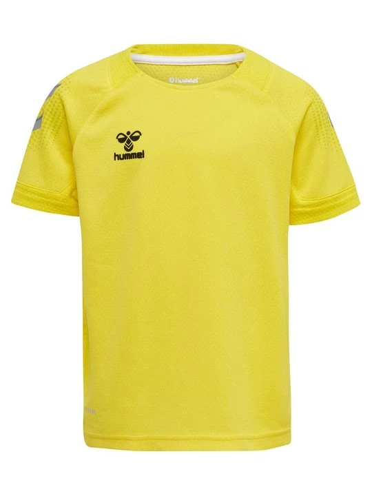 Foto van product T-shirt print Hummel geel