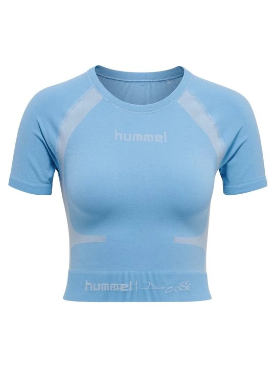 Foto van product T-shirt print Hummel lichtblauw