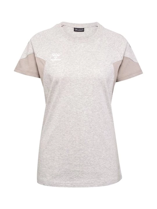Foto van product T-shirt print Hummel lichtgrijs