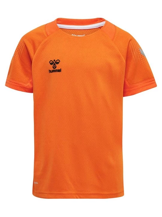Foto van product T-shirt print Hummel oranje