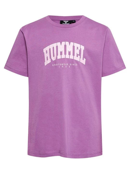 Foto van product T-shirt print Hummel paars
