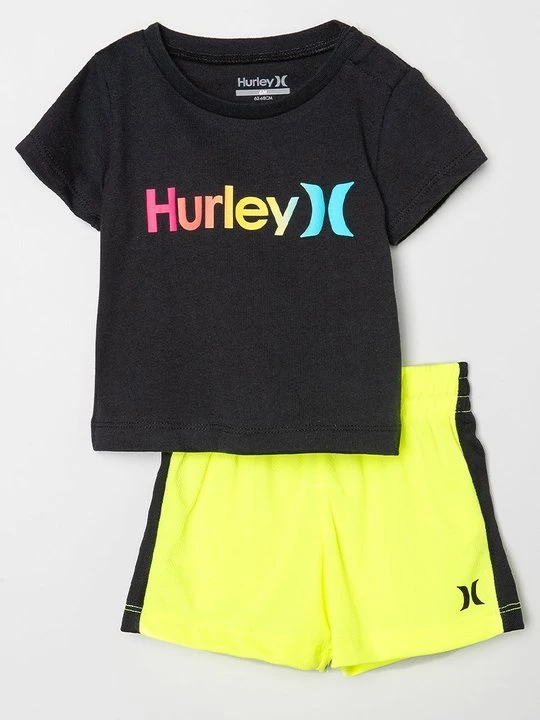 Foto van product T-shirt print Hurley zwart