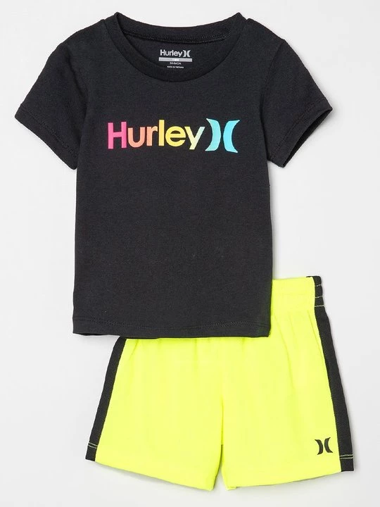 Foto van product T-shirt print Hurley zwart