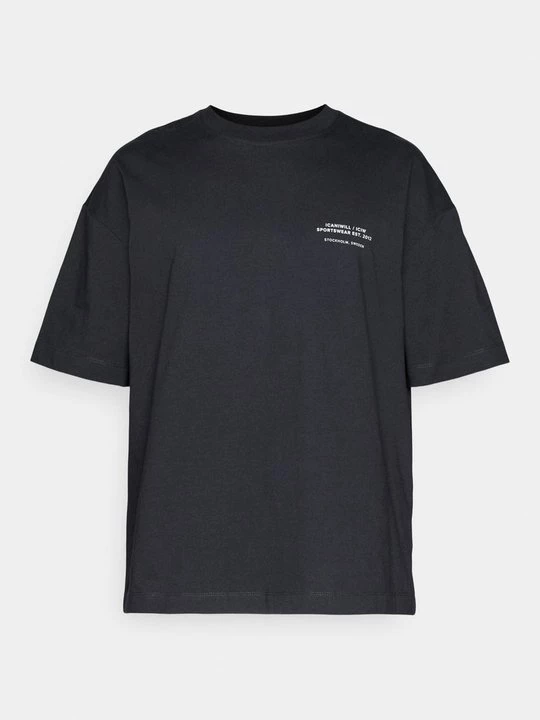 Foto van product T-shirt print ICANIWILL zwart