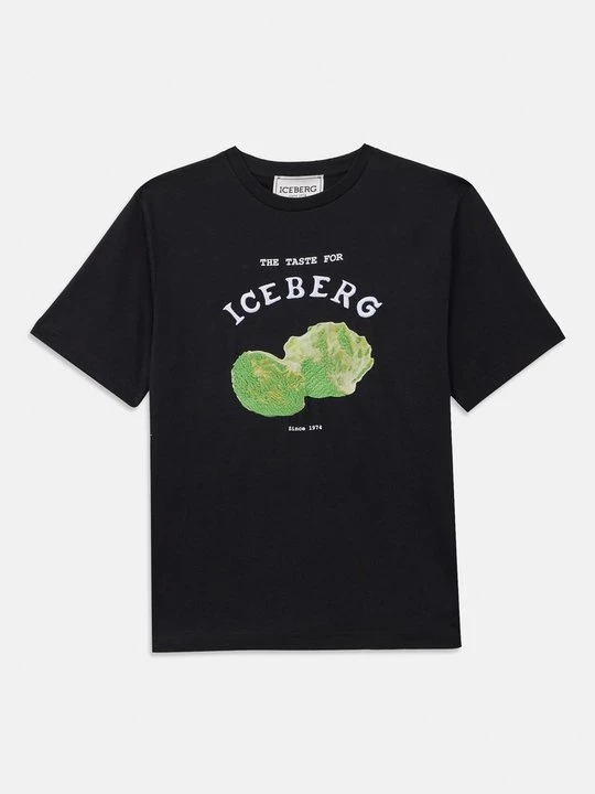 Foto van product T-shirt print Iceberg zwart