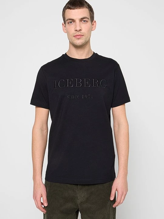 Foto van product T-shirt print Iceberg zwart