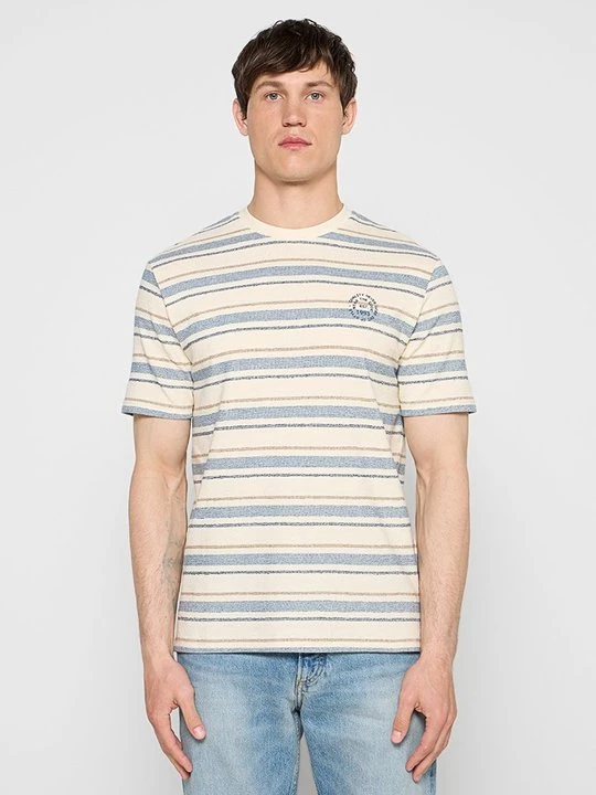 Foto van product T-shirt print INDICODE blauw