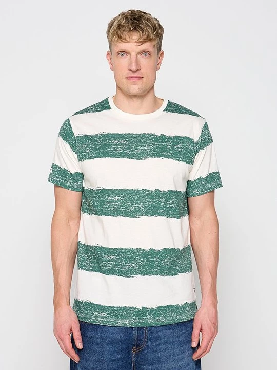 Foto van product T-shirt print INDICODE bruin