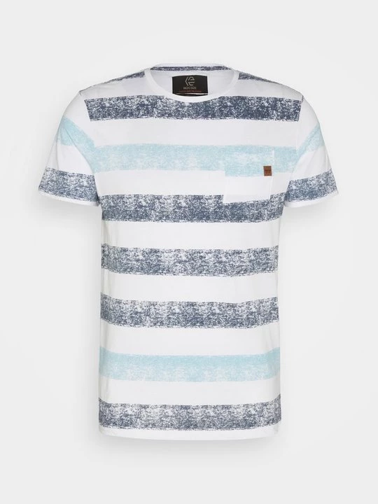 Foto van product T-shirt print INDICODE lichtblauw