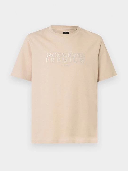 Foto van product T-shirt print Jack&Jones beżowy