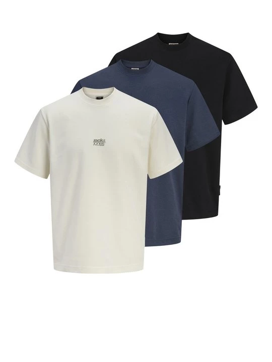 Foto van product T-shirt print Jack&Jones beżowy