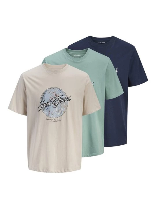 Foto van product T-shirt print Jack&Jones blauw