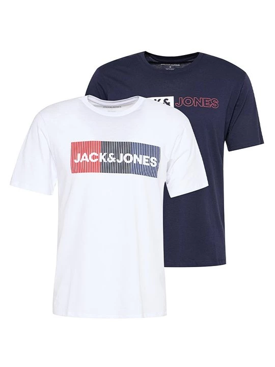 Foto van product T-shirt print Jack&Jones blauw