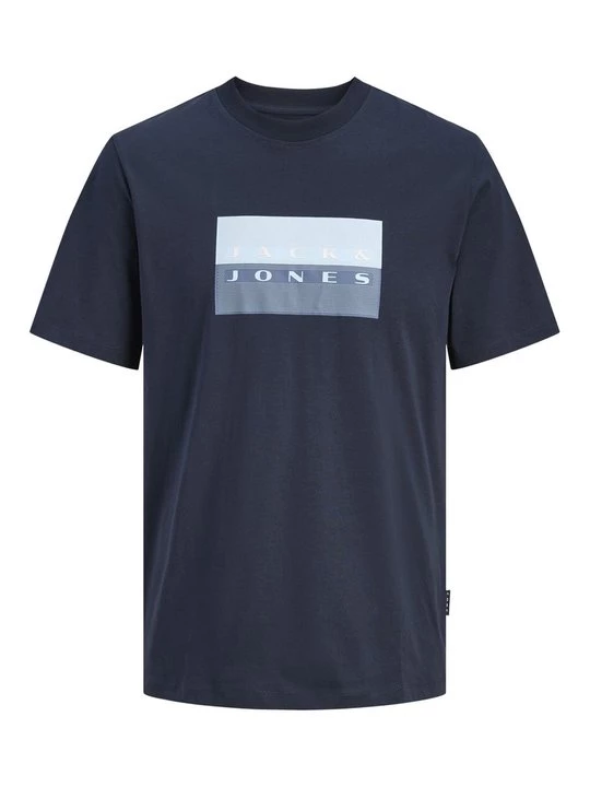 Foto van product T-shirt print Jack&Jones blauw