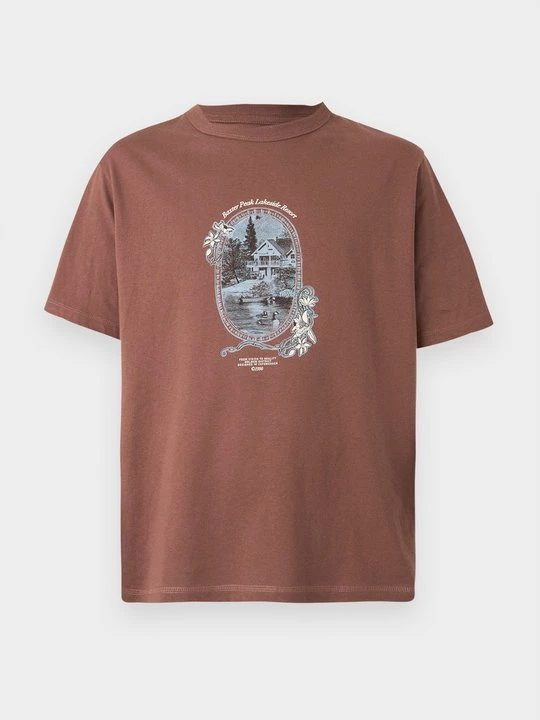 Foto van product T-shirt print Jack&Jones bruin