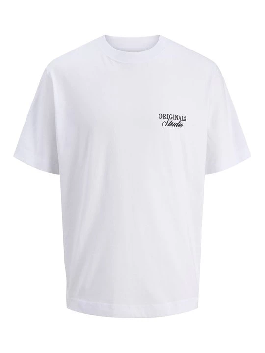 Foto van product T-shirt print Jack&Jones crème