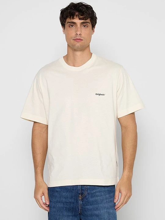 Foto van product T-shirt print Jack&Jones crème