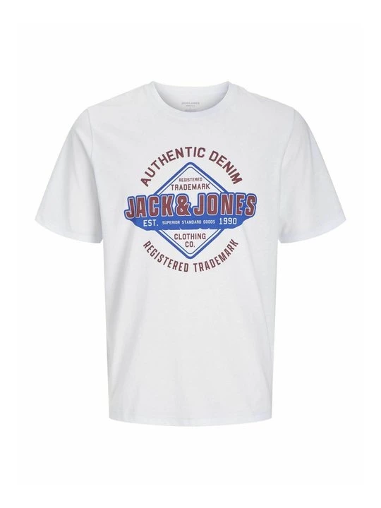 Foto van product T-shirt print Jack&Jones crème