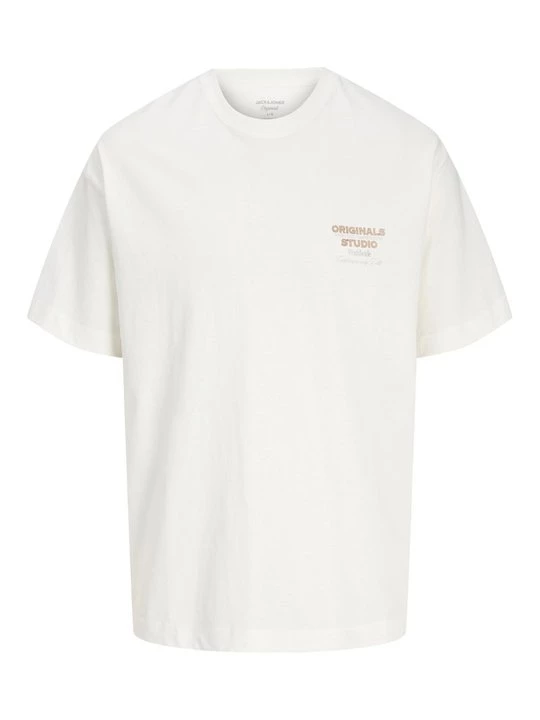 Foto van product T-shirt print Jack&Jones crème