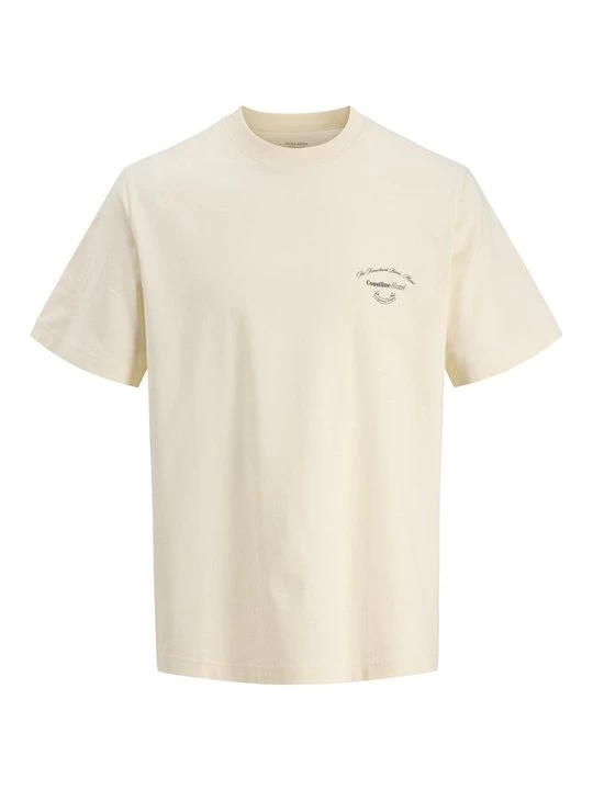 Foto van product T-shirt print Jack&Jones crème