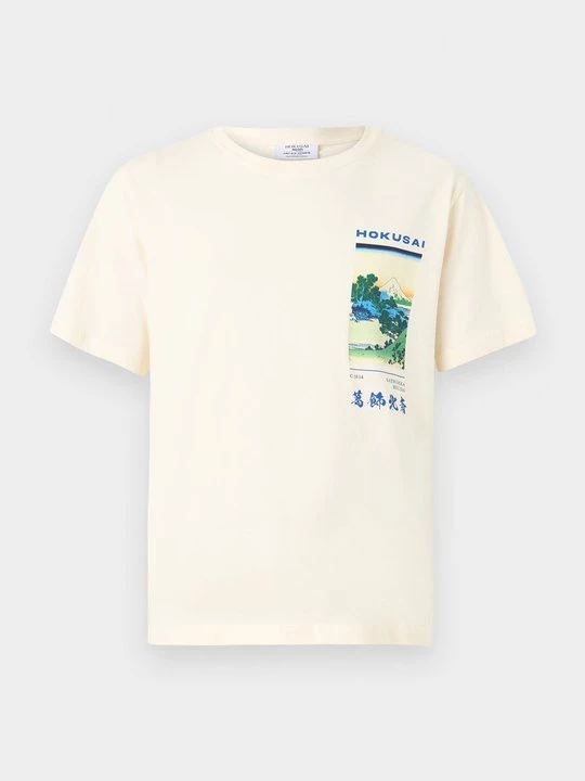 Foto van product T-shirt print Jack&Jones crème