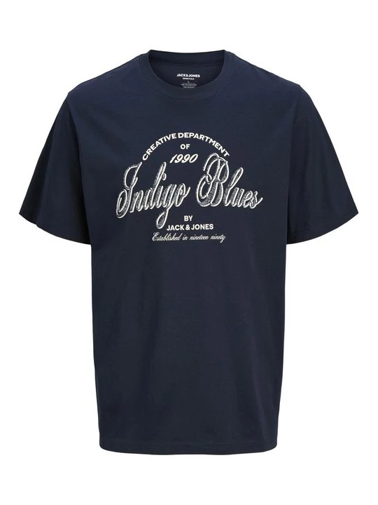 Foto van product T-shirt print Jack&Jones donkerblauw