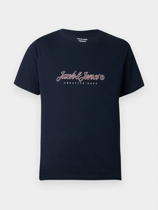 Foto van product T-shirt print Jack&Jones donkerblauw