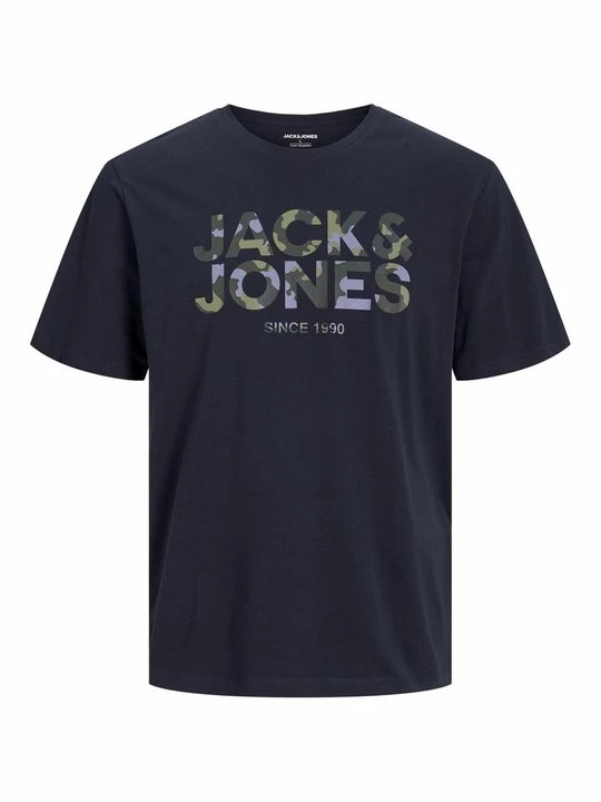 Foto van product T-shirt print Jack&Jones donkerblauw