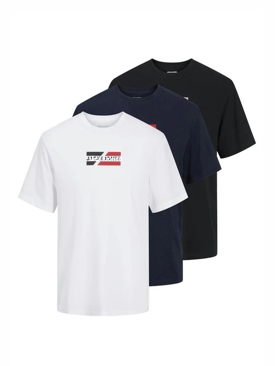 Foto van product T-shirt print Jack&Jones donkerblauw