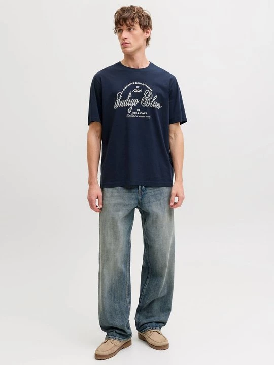 Foto van product T-shirt print Jack&Jones donkerblauw