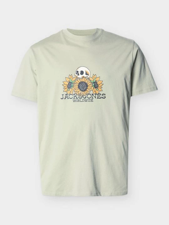 Foto van product T-shirt print Jack&Jones groen