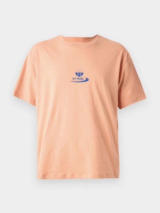 Foto van product T-shirt print Jack&Jones koraalrood
