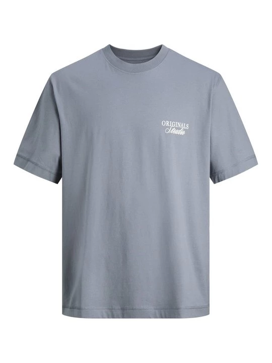 Foto van product T-shirt print Jack&Jones lichtblauw