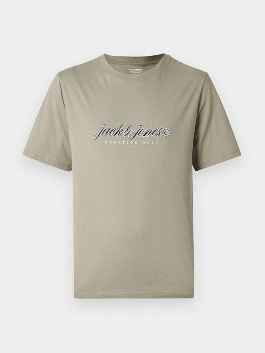 Foto van product T-shirt print Jack&Jones lichtgroen