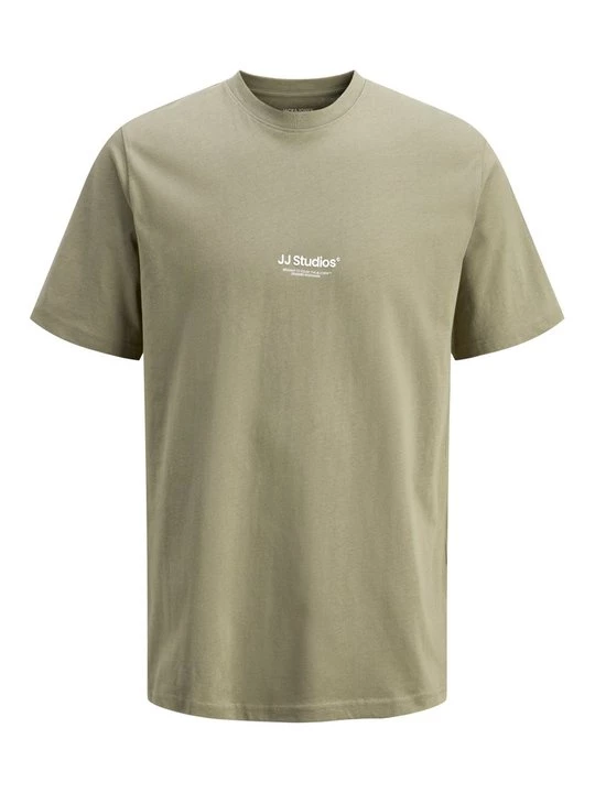 Foto van product T-shirt print Jack&Jones olijfgroen