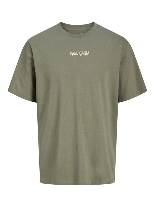 Foto van product T-shirt print Jack&Jones olijfgroen