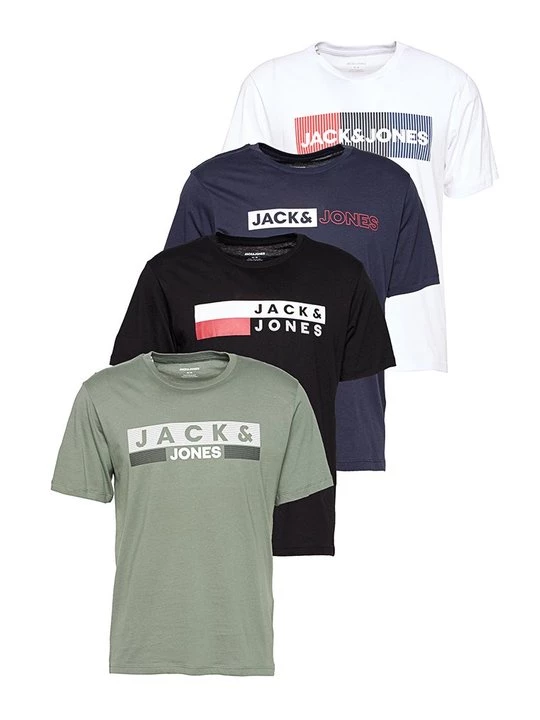 Foto van product T-shirt print Jack&Jones wit