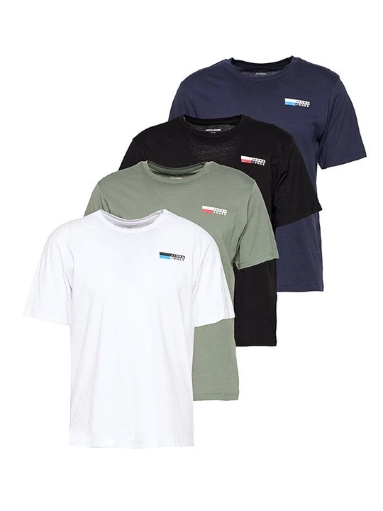 Foto van product T-shirt print Jack&Jones wit