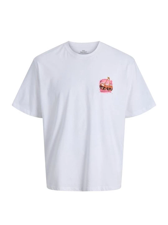 Foto van product T-shirt print Jack&Jones wit
