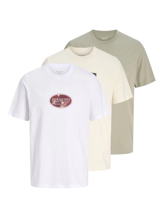Foto van product T-shirt print Jack&Jones wit