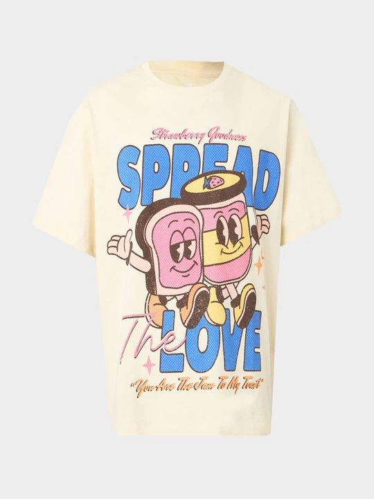 Foto van product T-shirt print Jack&Jones wit
