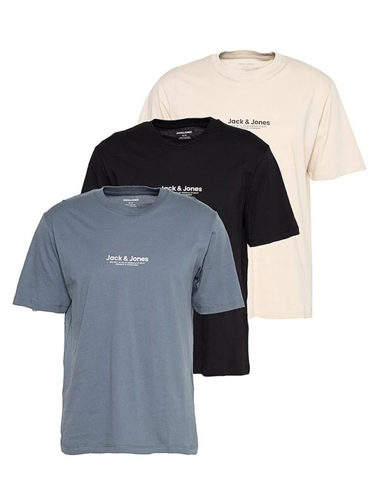 Foto van product T-shirt print Jack&Jones zwart